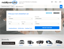Tablet Screenshot of mobilityvansales.com